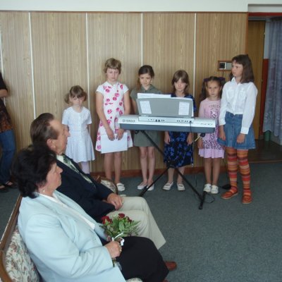 Fotografie 2 z galerie Zlatá svatba - manželé Růžena a Václav Dudovi ze Zlivic