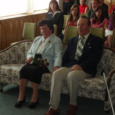 Fotografie 7 z galerie Zlatá svatba - manželé Růžena a Václav Dudovi ze Zlivic