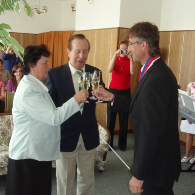 Fotografie 12 z galerie Zlatá svatba - manželé Růžena a Václav Dudovi ze Zlivic