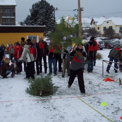 Fotografie 1 z galerie Hod vánočním stromkem