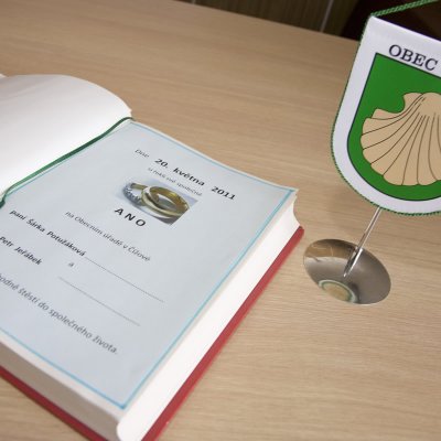 Fotografie 6 z galerie V Čížové se po 60 letech opět oddávalo - svatba Jeřábkovi