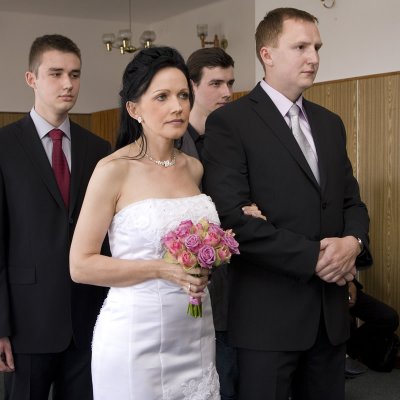 Fotografie 7 z galerie V Čížové se po 60 letech opět oddávalo - svatba Jeřábkovi