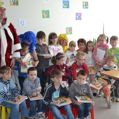 Fotografie 2 z galerie Pasování na čtenáře v Obecní knihovně v Čížové