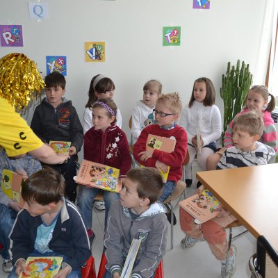 Fotografie 24 z galerie Pasování na čtenáře v Obecní knihovně v Čížové