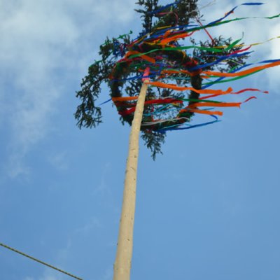 Fotografie 3 z galerie Stavění májky