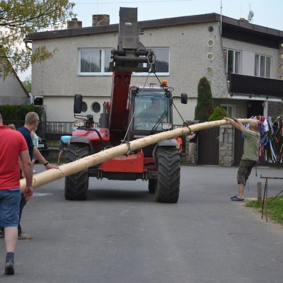 Fotografie 4 z galerie Stavění májky