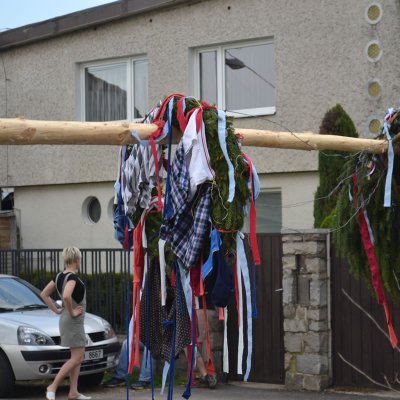 Fotografie 5 z galerie Stavění májky