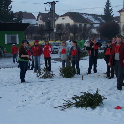 Fotografie 4 z galerie Hod vánočním stromkem