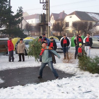 Fotografie 6 z galerie Hod vánočním stromkem