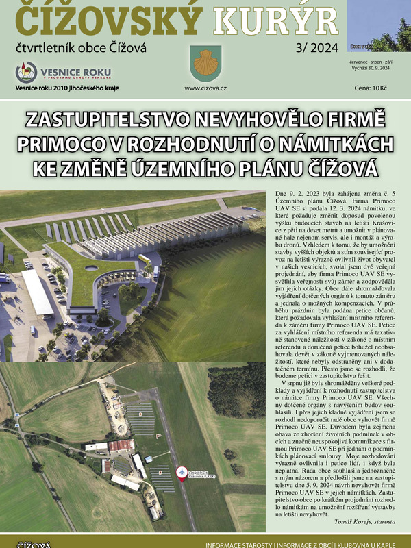 Čížovský kurýr 3/2024