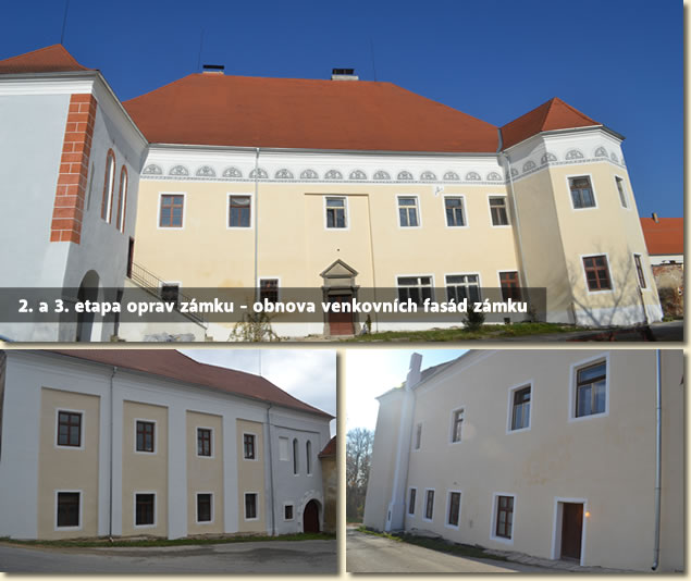 2. a 3. etapa – obnova venkovních fasád