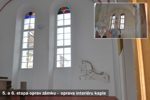 5. a 6. etapa – oprava interiéru kaple